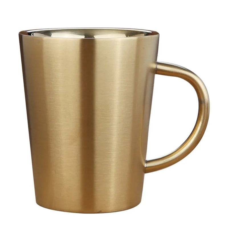 Kitchen Charm™ Double Wall Stainless Steel Coffee Mug