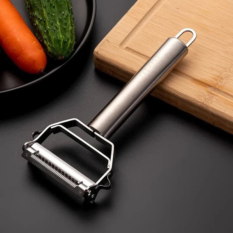 Kitchen Charm™ Stainless Steel Double-Head Vegetable Peeler
