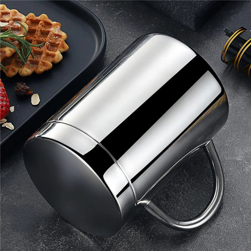 Kitchen Charm™ Double Wall Stainless Steel Coffee Mug