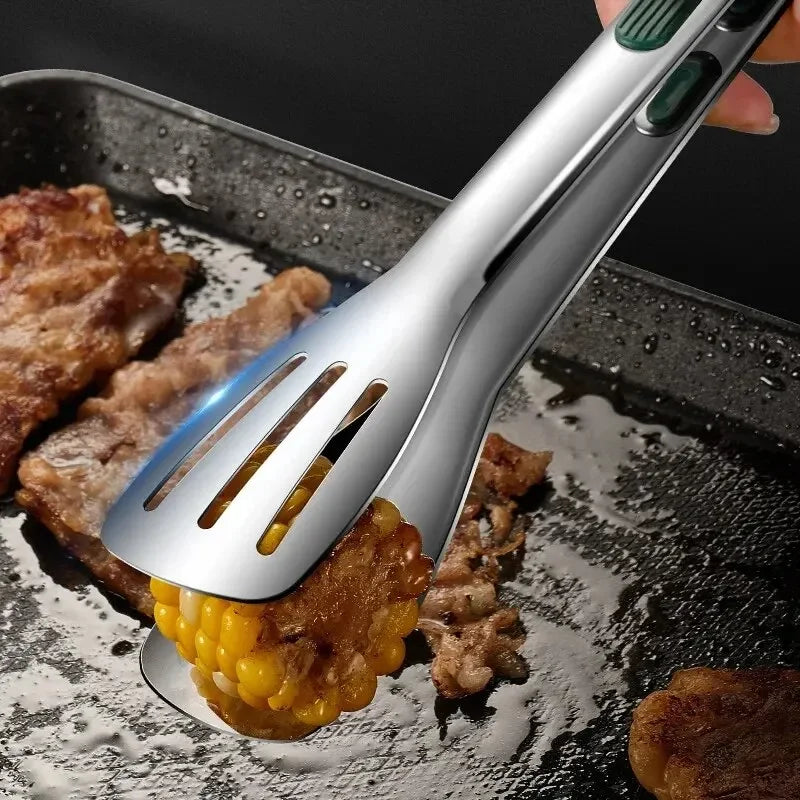 Kitchen Charm™ Stainless Steel Food Tongs