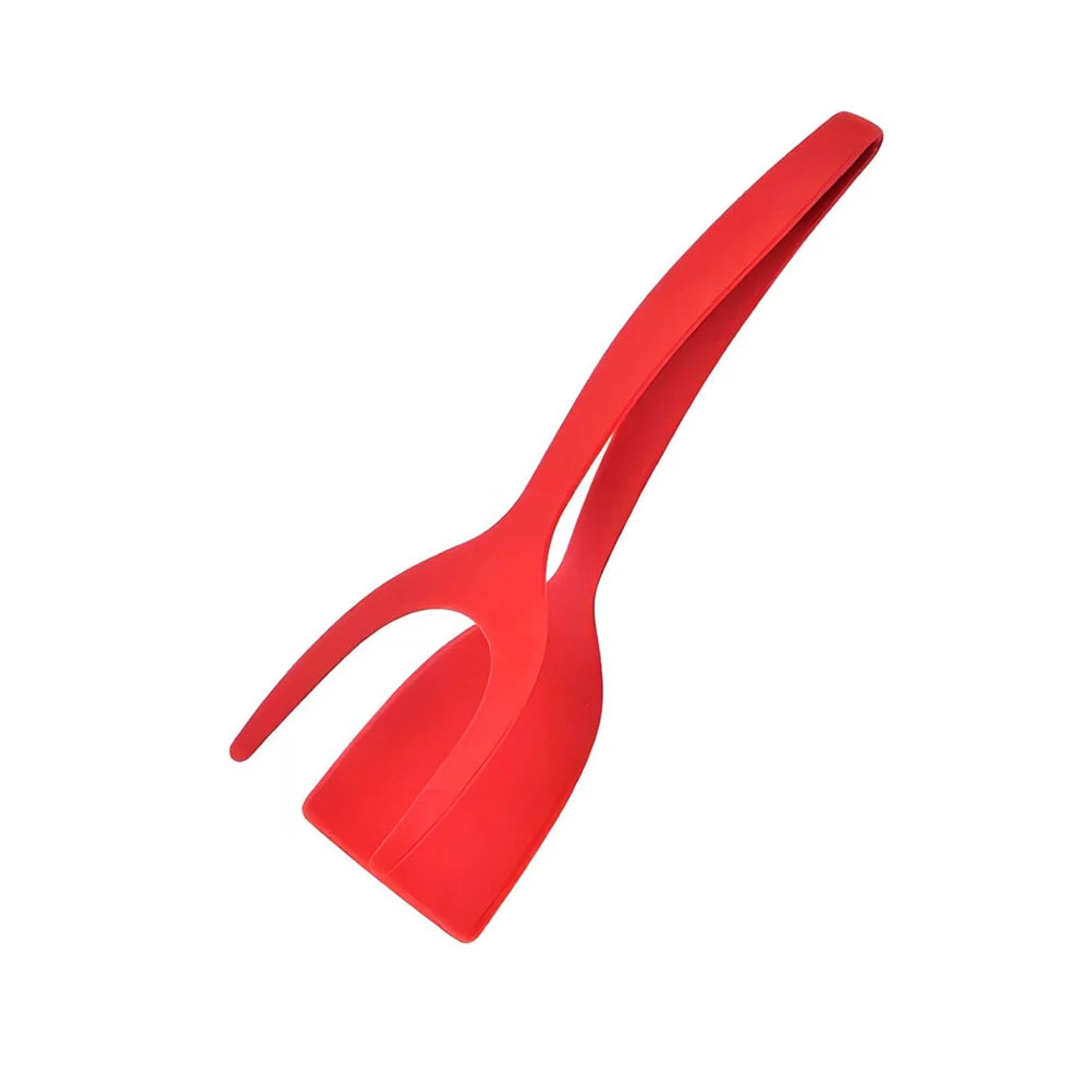 2-in-1 Grip & Flip Spatula Tongs