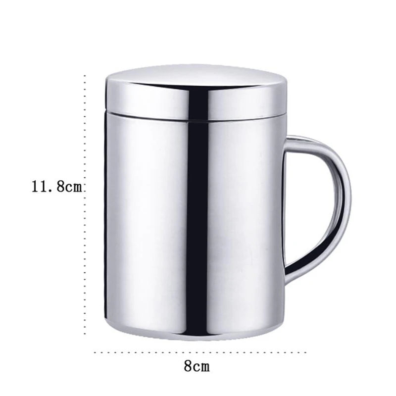 Kitchen Charm™ Double Wall Stainless Steel Coffee Mug