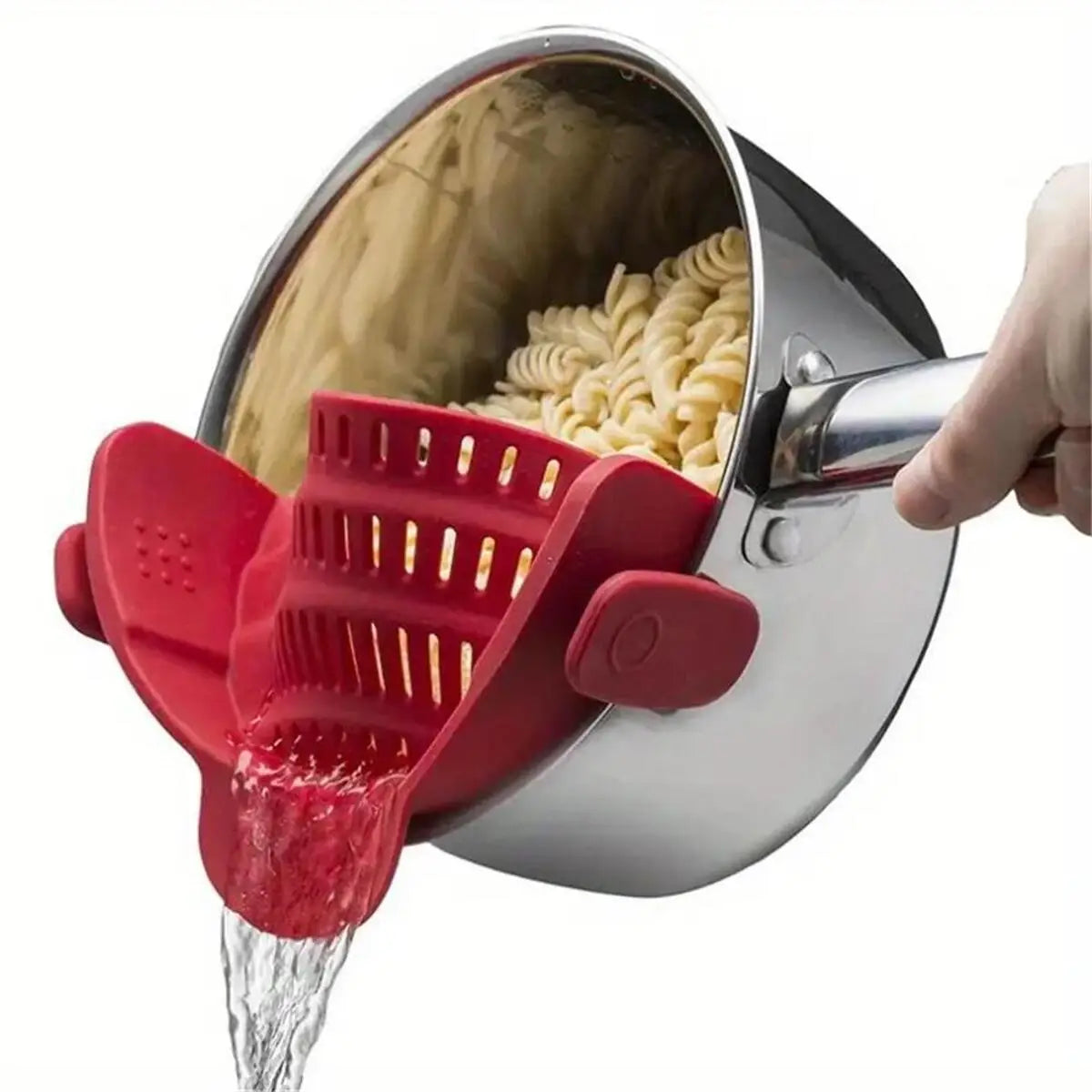 Kitchen Charm™ Adjustable Clip-On Pot Strainer