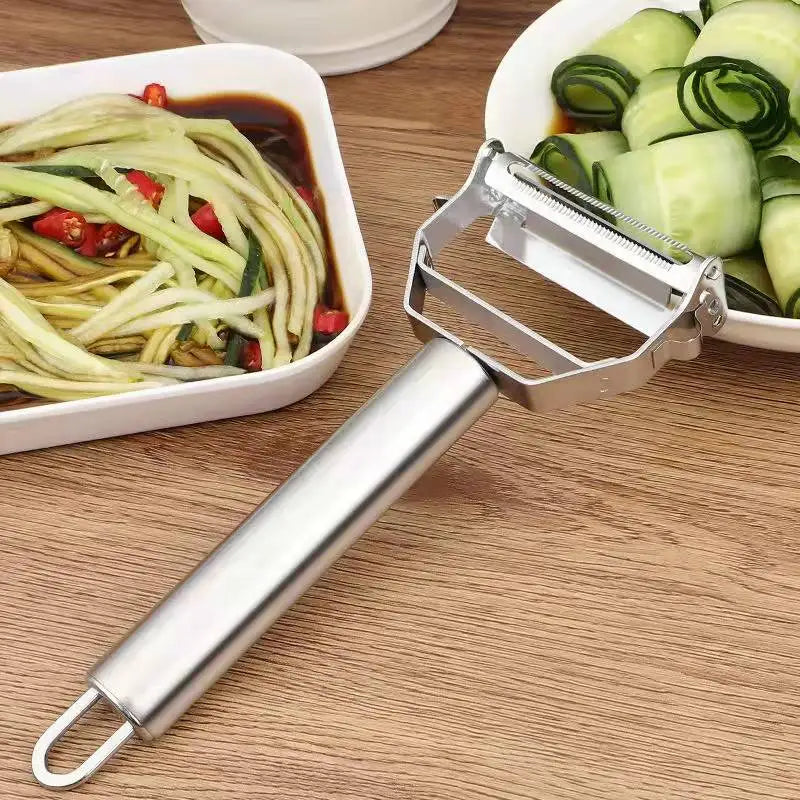 Kitchen Charm™ Stainless Steel Double-Head Vegetable Peeler