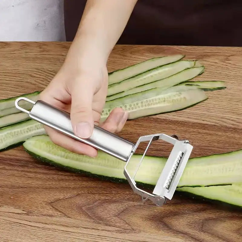 Kitchen Charm™ Stainless Steel Double-Head Vegetable Peeler