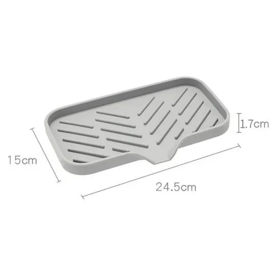 Kitchen Charm™ Multifunctional Silicone Sink Tray with Drain