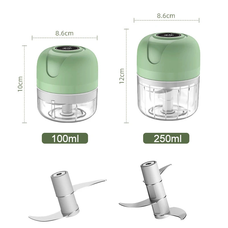 Kitchen Charm™ Mini Electric Garlic Chopper