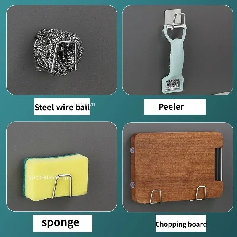 Kitchen Charm™ Stainless Steel Sink Sponge Holder