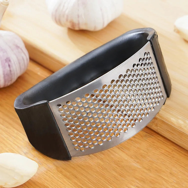 Kitchen Charm™ Stainless Steel Garlic Press
