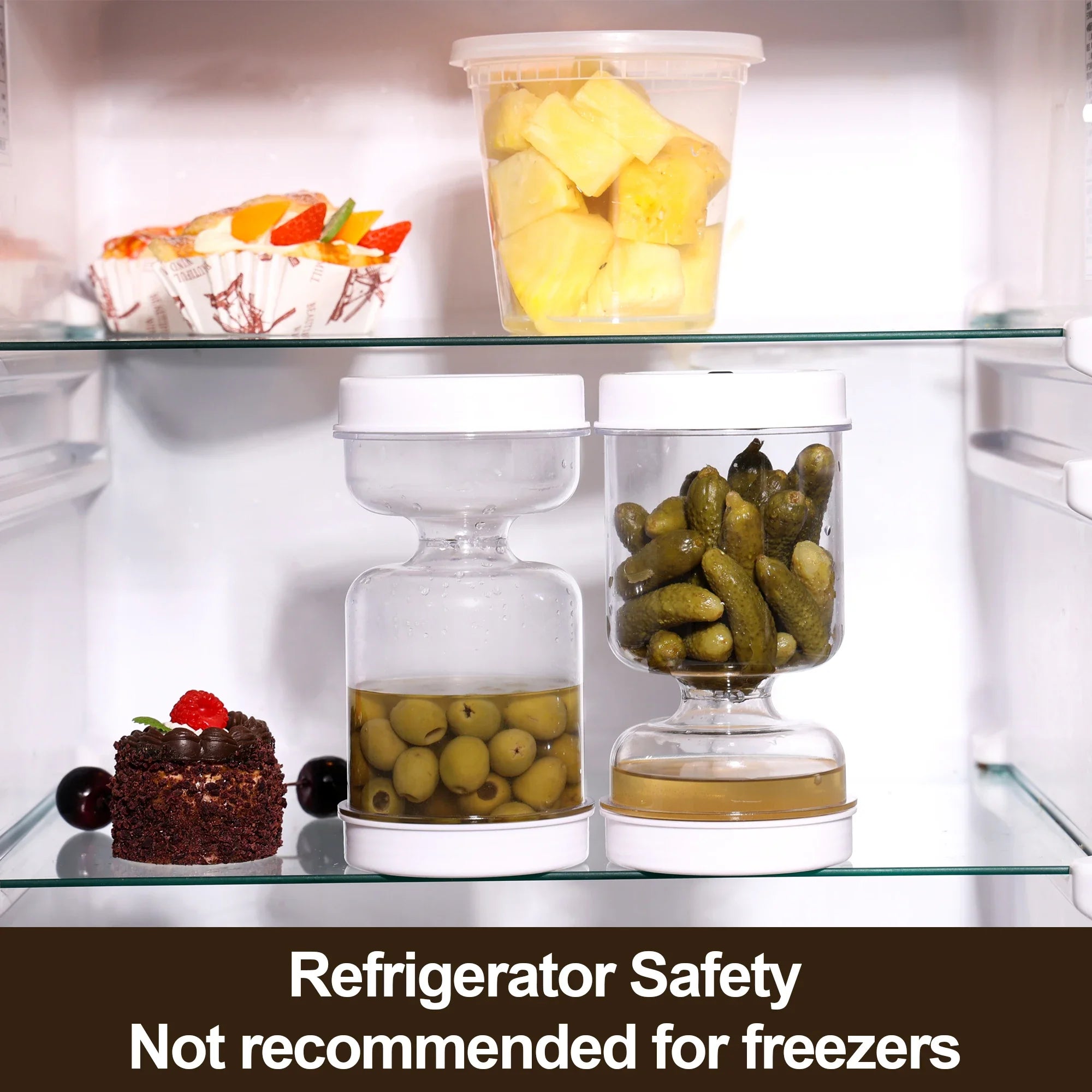 Kitchen Charm™ Pickle & Olive Jar with For