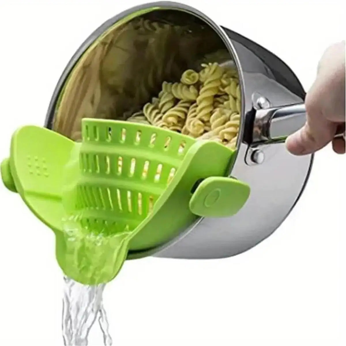 Kitchen Charm™ Adjustable Clip-On Pot Strainer