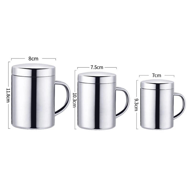Kitchen Charm™ Double Wall Stainless Steel Coffee Mug