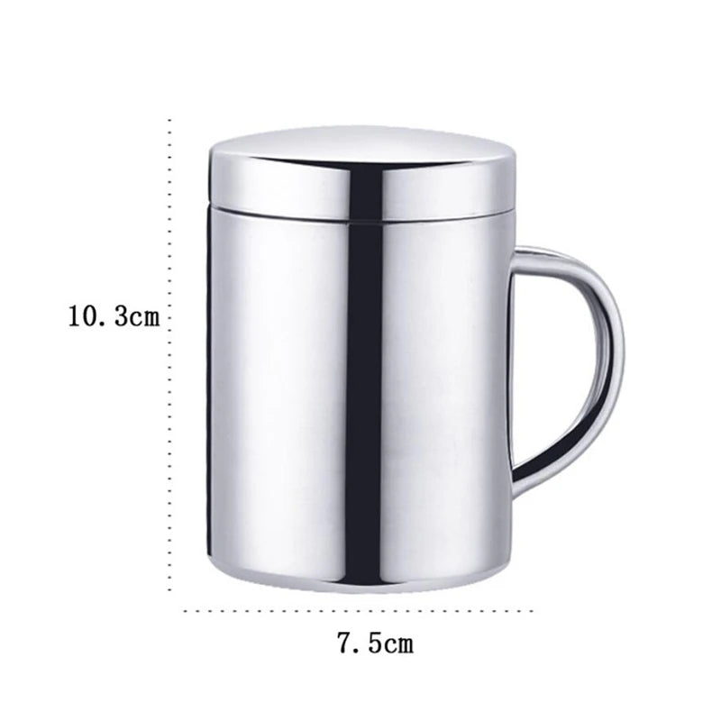 Kitchen Charm™ Double Wall Stainless Steel Coffee Mug