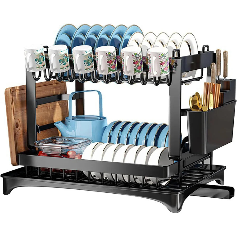 Adjustable Dish Drainer Rack