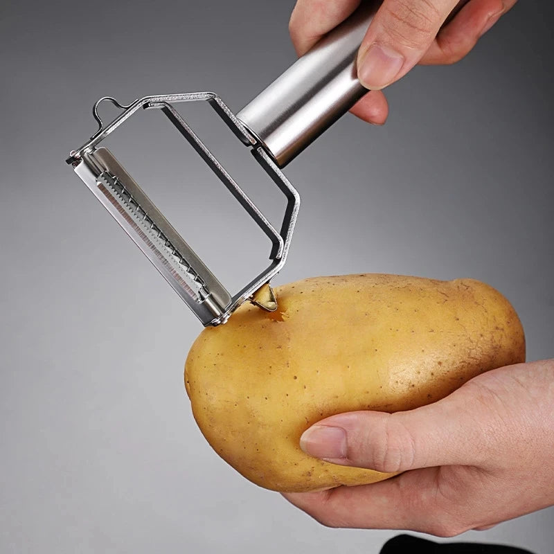 Kitchen Charm™ Stainless Steel Double-Head Vegetable Peeler