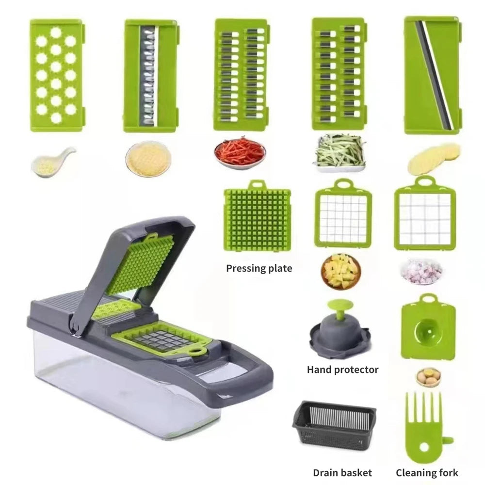 Kitchen Charm™ 12/16PCS Vegetable Cutter Set