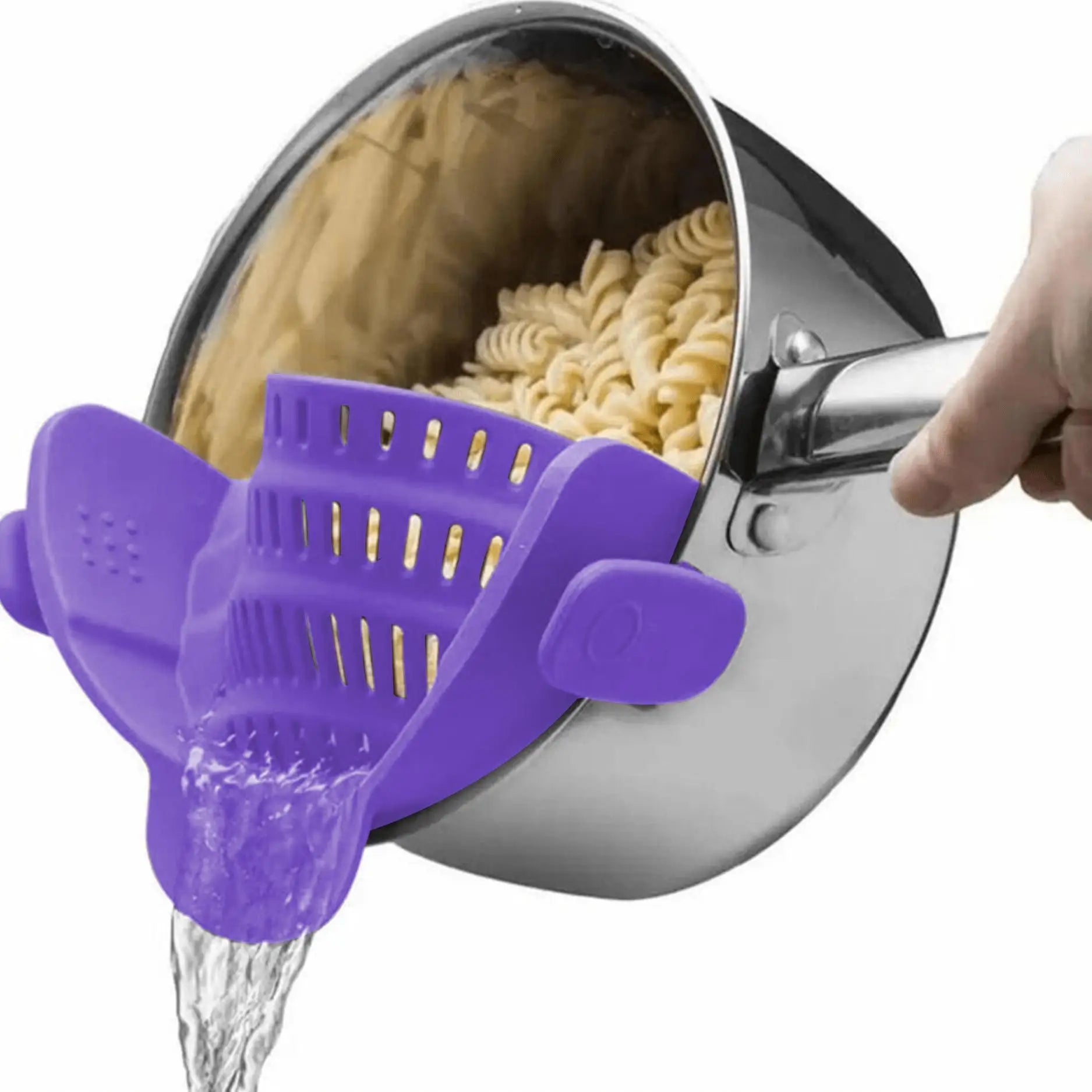 Kitchen Charm™ Adjustable Clip-On Pot Strainer